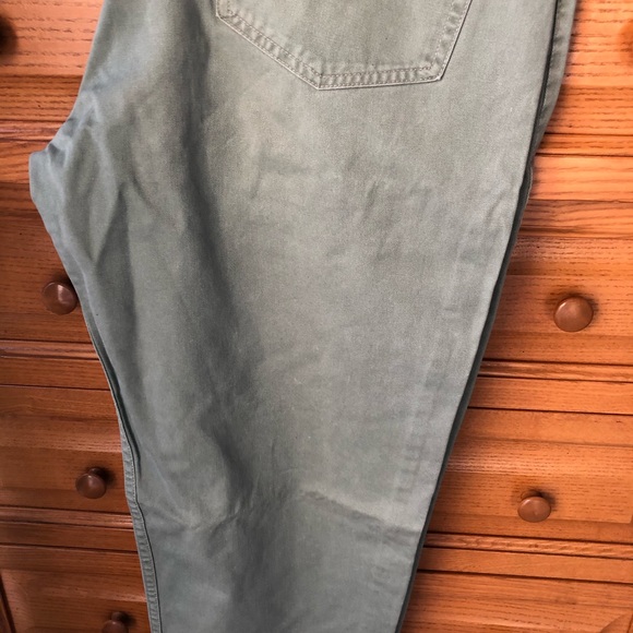 Vintage Gap Denim button up jeans in mint green - Picture 3 of 7